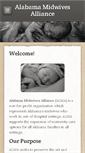 Mobile Screenshot of alabamamidwivesalliance.org